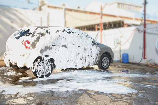 Cream Car Wash